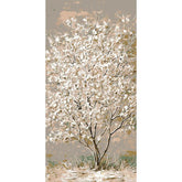 Malen nach Zahlen Baum weiß