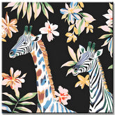 Malen nach Zahlen Tiere Zebra Giraffe