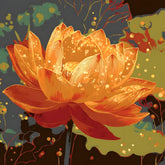 Malen nach Zahlen Blume