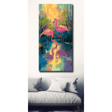 Paint by Numbers Flamingo Sunrise