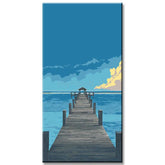 Paint by Numbers Caribbean Pier into the Sea