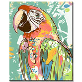 Painting by Numbers Parrot Animal Art