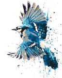 Painting by Numbers Bird Blue Animal Art