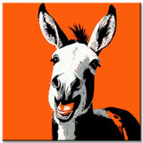 Malen nach Zahlen Esel TierKunst