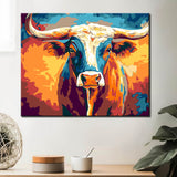 Malen nach Zahlen Stier Moderne TierKunst