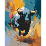 Paint by Numbers Bull Modern Animal Art