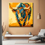 Malen nach Zahlen Großer Stier Portrait Moderne TierKunst