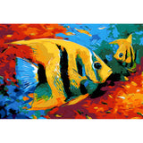 Malen nach Zahlen Fisch Tier Moderne TierKunst