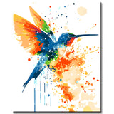 Malen nach Zahlen Kolibri Vogel Moderne Tierkunst