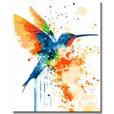 Malen nach Zahlen Kolibri Vogel Moderne TierKunst