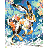 Malen nach Zahlen Hase Kunst Ostern