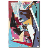 Malen nach Zahlen Abstrakte Kunst mit gemischten Medien III