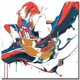 Malen nach Zahlen Abstrakte Kunst Lage der Nation II
