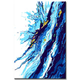 Malen nach Zahlen Abstrakte Frost Kunst I