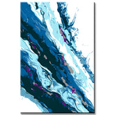 Malen nach Zahlen Abstrakte Wasser Kunst II