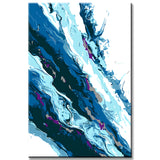 Malen nach Zahlen Abstrakte Wasser Kunst II