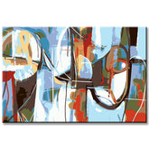 Malen nach Zahlen Abstrakt Rockn' Roll II