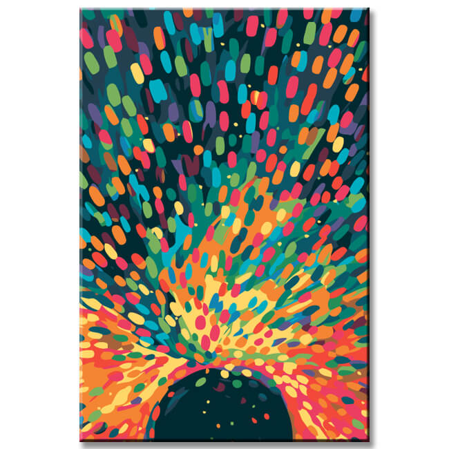 Malen nach Zahlen Abstrakt Die ßberlieferung IV