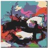 Malen nach Zahlen Abstrakt Farbhimmel III