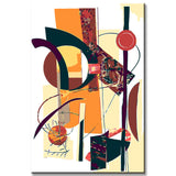 Malen nach Zahlen Abstrakt Bunte Collage II