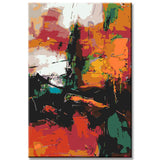 Malen nach Zahlen Abstrakt Sommernacht I