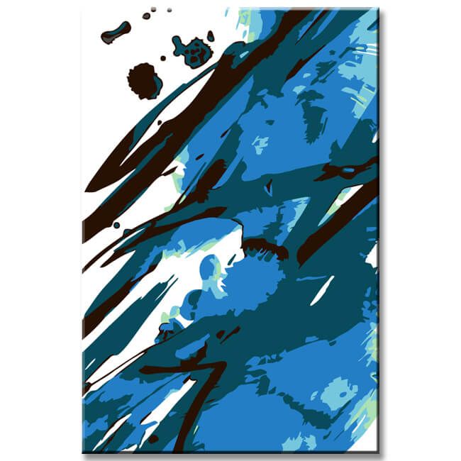 Malen nach Zahlen Abstrakt Gegenwart I