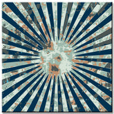 Malen nach Zahlen Abstrakt Sonnendurchbruch II