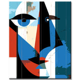 Malen nach Zahlen Abstrakt Der Kuss