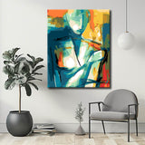 Malen nach Zahlen Abstrakt Das Mädchen aus Ipanema Rio IV