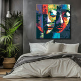 Malen nach Zahlen Abstrakt Ansichten von Gesichtern