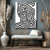 Malen nach Zahlen StrichKunst Porträt