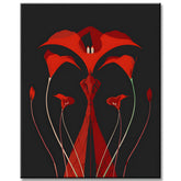 Malen nach Zahlen Masdevallia Coccinea Orchideen Blumenkunst