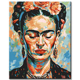 Malen nach Zahlen Abstrakt Frida Kahlo