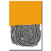 Malen nach Zahlen Kunst Minimalismus Fingerabdruck