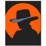 Paint by Numbers Art Minimalism Black Person with Hat