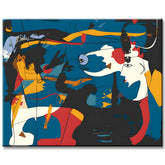 Malen nach Zahlen Kunst Surrealismus Miro Schwalbe Liebe