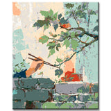 Malen nach Zahlen Kunst Wandmalerei Hand