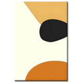 Malen nach Zahlen Kunst Abstrakte Malerei Geometry Farbige Formen V