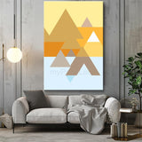 Painting by Numbers Art Colored Triangles I