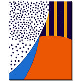 Malen nach Zahlen Kunst Minimalismus Streifen und Punkte