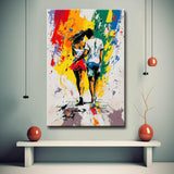 Malen nach Zahlen Hand-in-Hand Abstract Art