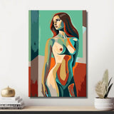 akt frau modern minimalistisch DIY Kunst Deko modernes Wandbild