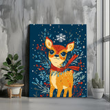 Painting by Numbers Christmas Illustration Art Motif Elk