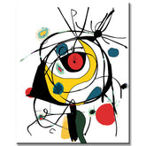 Malen nach Zahlen Kunst Farbige Strichzeichung Figuren Kreativ I