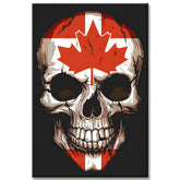 Malen nach Zahlen Totenkopf - Kanada