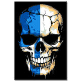 Malen nach Zahlen Totenkopf - Griechenland