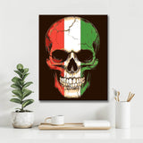 Malen nach Zahlen Totenkopf - Italien