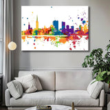 Malen nach Zahlen Norwegen Skyline Oslo