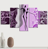 Malen nach Zahlen Kunst Bild art-life-021-5-teilig