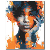 Painting by Numbers Art Woman Nude Portrait